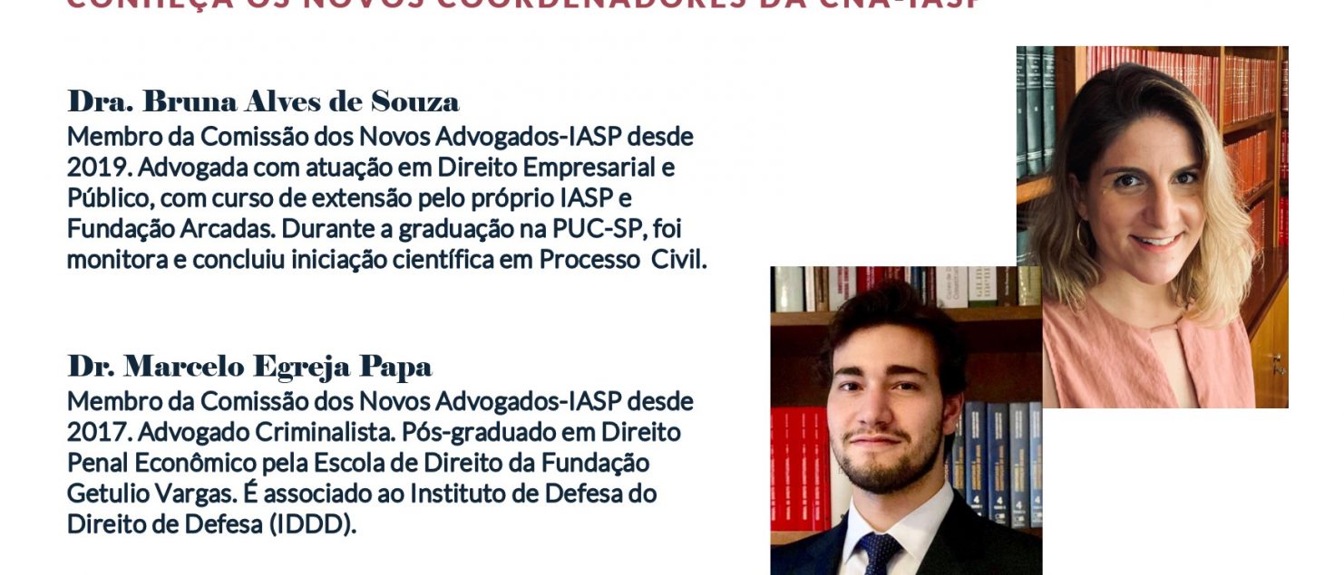 Anúncio coordenação - Fonte CNA-IASP