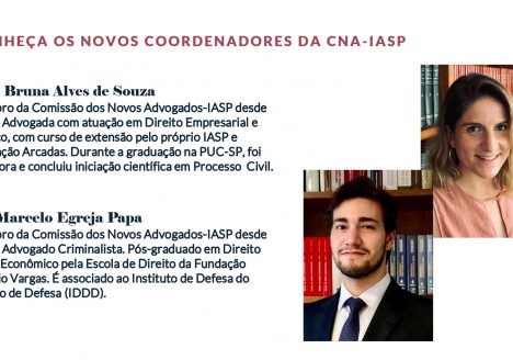 Anúncio coordenação - Fonte CNA-IASP